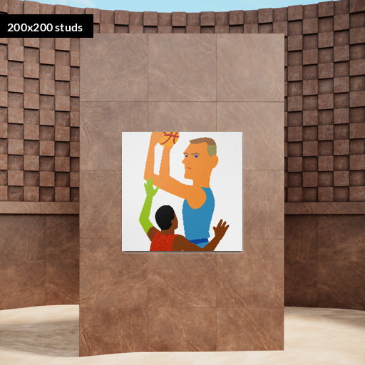 200*200studs, 160*160cm, 63*63inch