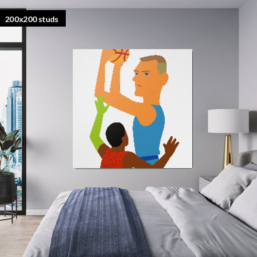 200*200studs, 160*160cm, 63*63inch