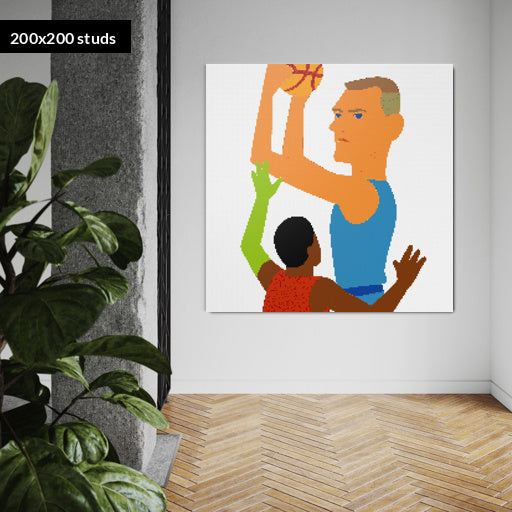 200*200studs, 160*160cm, 63*63inch