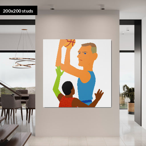 200*200studs, 160*160cm, 63*63inch