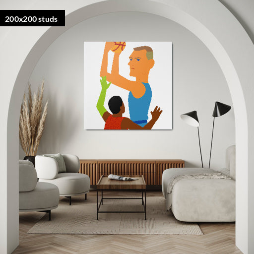 200*200studs, 160*160cm, 63*63inch