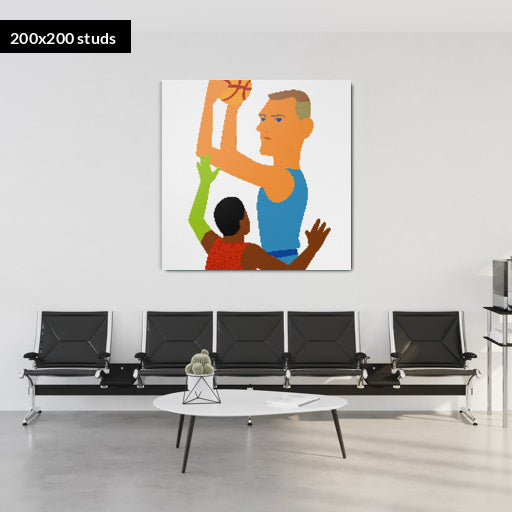 200*200studs, 160*160cm, 63*63inch