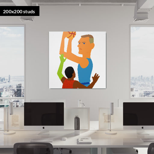 200*200studs, 160*160cm, 63*63inch
