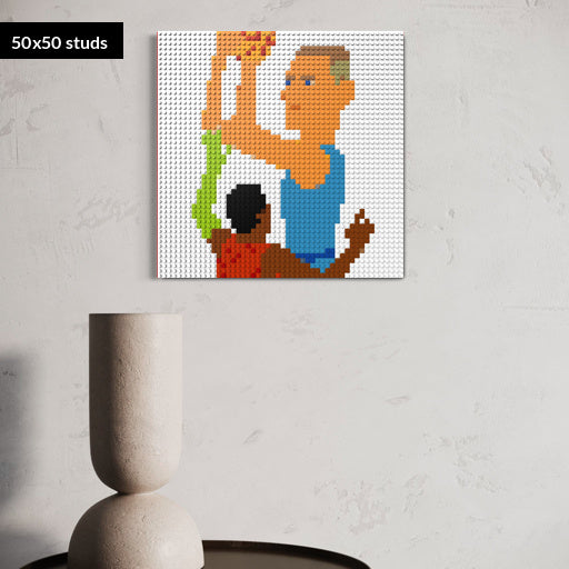 50*50studs, 40*40cm, 15,75*15,75inch