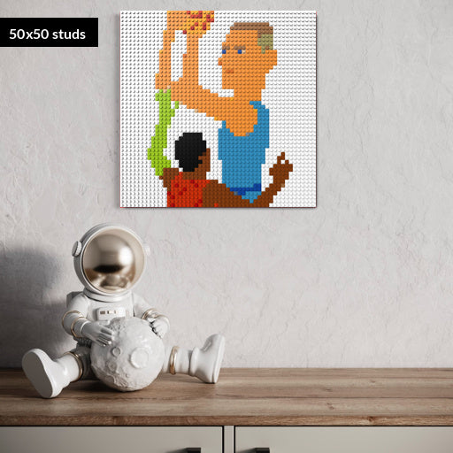 50*50studs, 40*40cm, 15,75*15,75inch