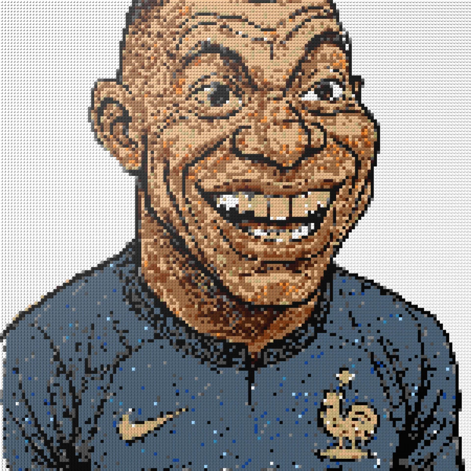 150*150studs, 120*120cm, 47,25*47,25inch