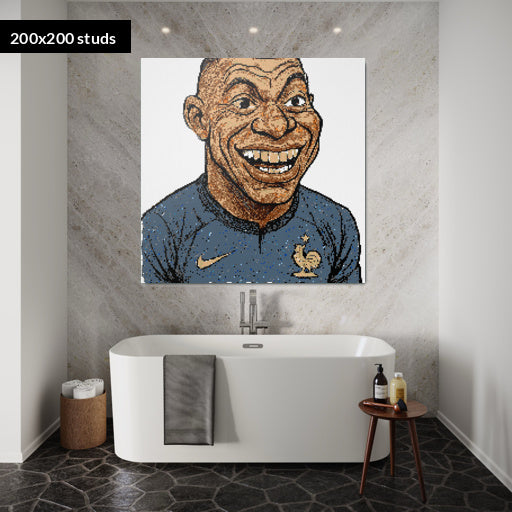 200*200studs, 160*160cm, 63*63inch