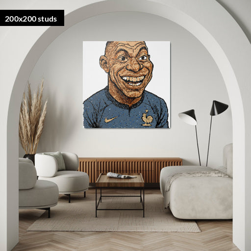 200*200studs, 160*160cm, 63*63inch