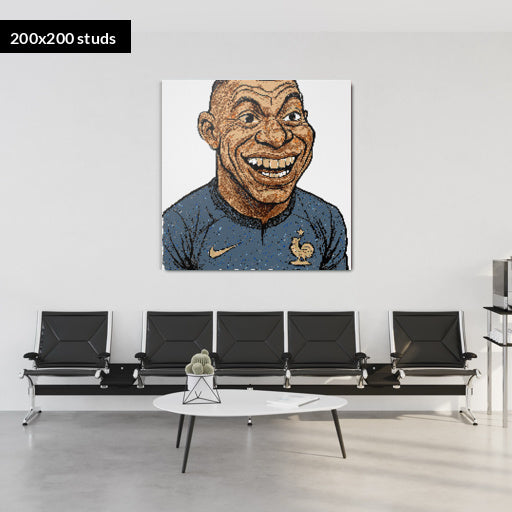 200*200studs, 160*160cm, 63*63inch