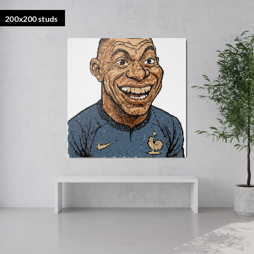 200*200studs, 160*160cm, 63*63inch