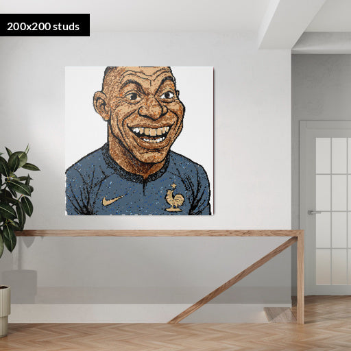 200*200studs, 160*160cm, 63*63inch