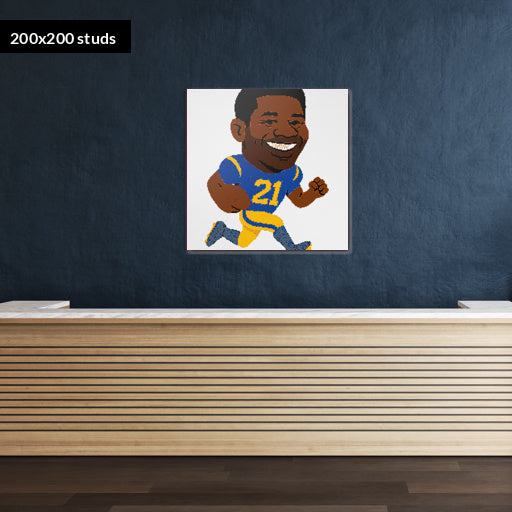 200*200studs, 160*160cm, 63*63inch