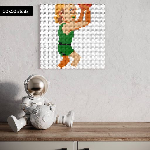 50*50studs, 40*40cm, 15,75*15,75inch