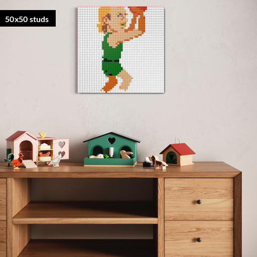 50*50studs, 40*40cm, 15,75*15,75inch