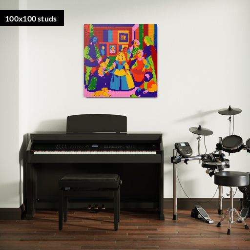 100*100studs, 80*80cm, 31,5*31,5inch