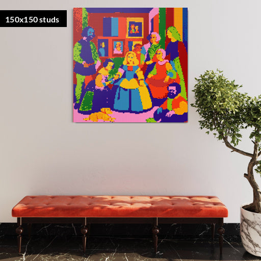 150*150studs, 120*120cm, 47,25*47,25inch