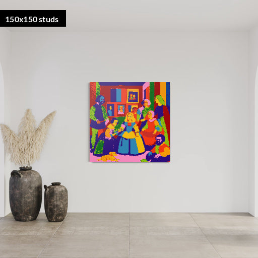 150*150studs, 120*120cm, 47,25*47,25inch