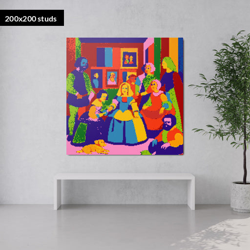 200*200studs, 160*160cm, 63*63inch