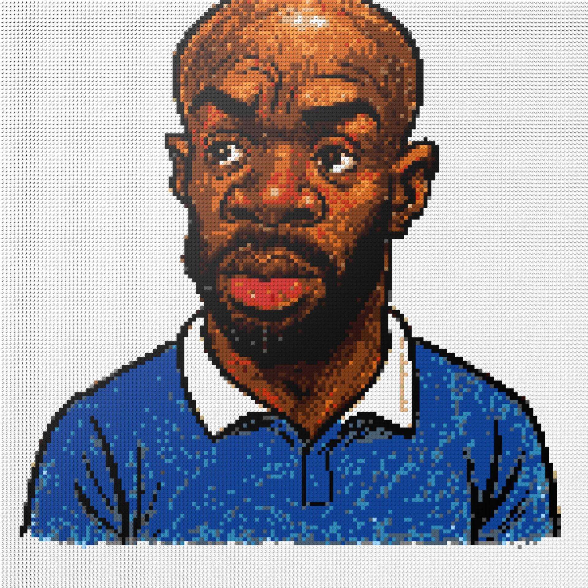 150*150studs, 120*120cm, 47,25*47,25inch