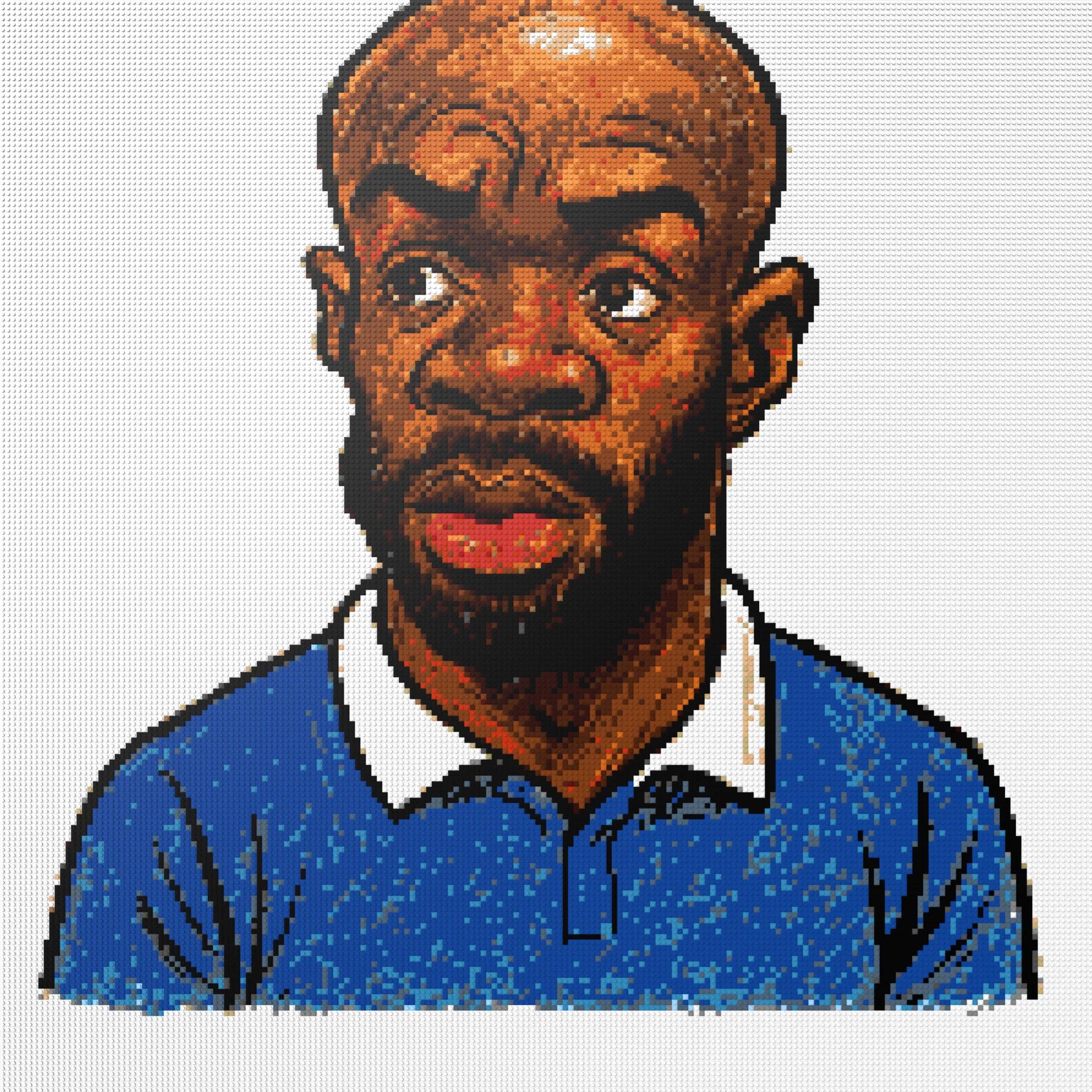 200*200studs, 160*160cm, 63*63inch