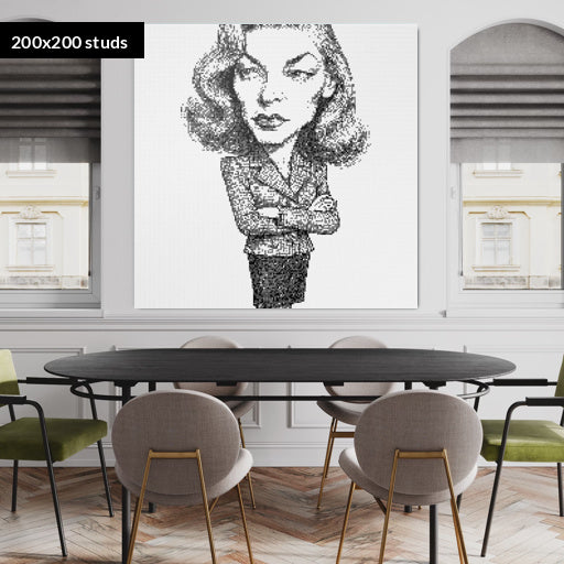 200*200studs, 160*160cm, 63*63inch