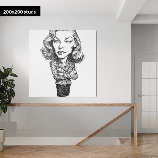 200*200studs, 160*160cm, 63*63inch