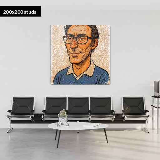 200*200studs, 160*160cm, 63*63inch
