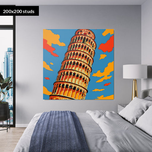 200*200studs, 160*160cm, 63*63inch