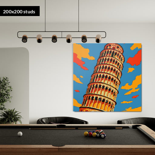 200*200studs, 160*160cm, 63*63inch