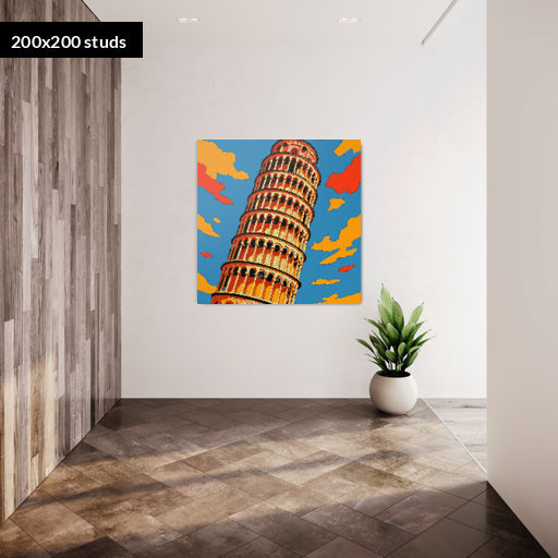 200*200studs, 160*160cm, 63*63inch