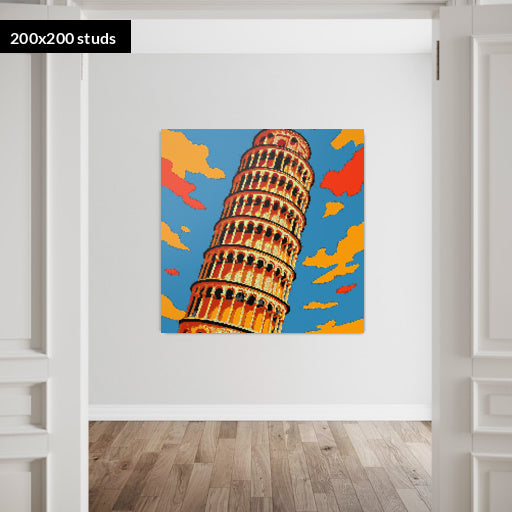 200*200studs, 160*160cm, 63*63inch