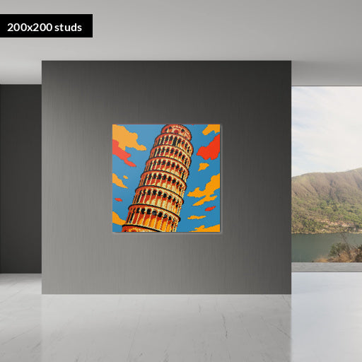 200*200studs, 160*160cm, 63*63inch