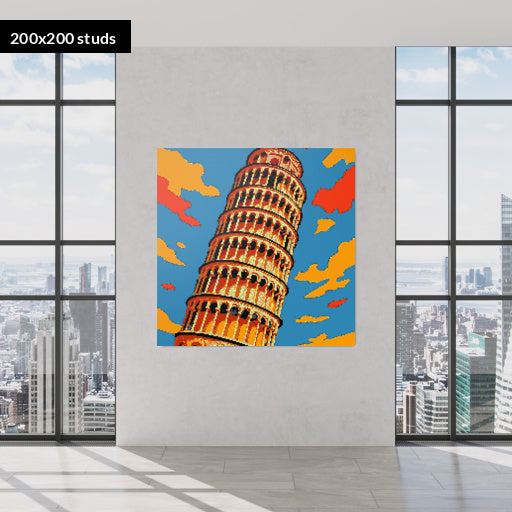 200*200studs, 160*160cm, 63*63inch