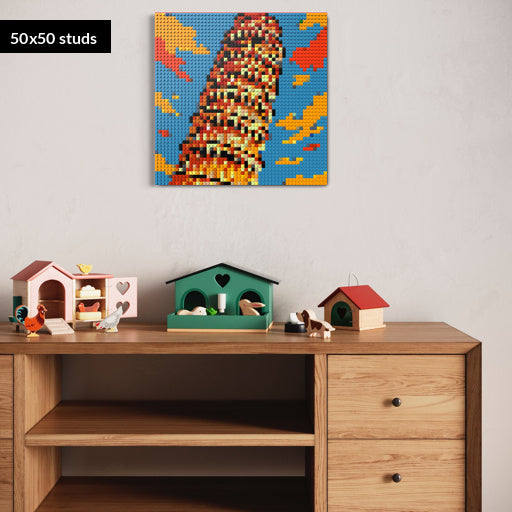 50*50studs, 40*40cm, 15,75*15,75inch