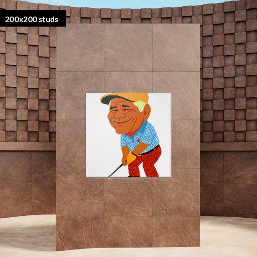 200*200studs, 160*160cm, 63*63inch