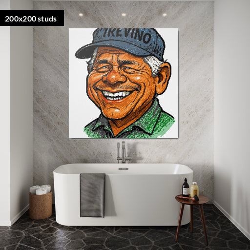 200*200studs, 160*160cm, 63*63inch