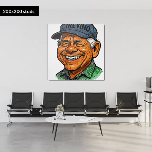 200*200studs, 160*160cm, 63*63inch