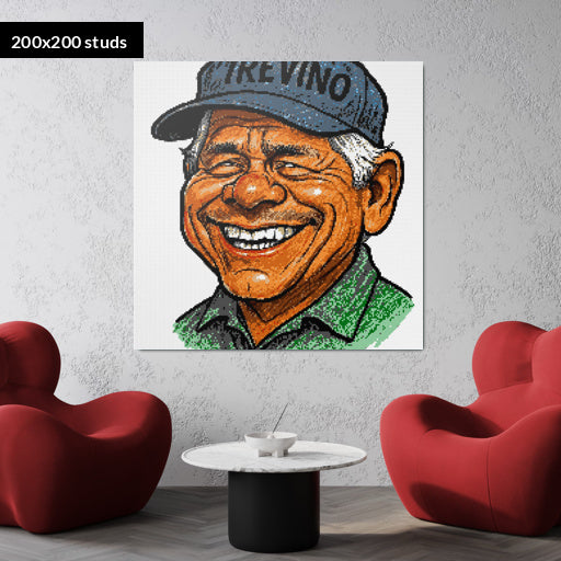 200*200studs, 160*160cm, 63*63inch