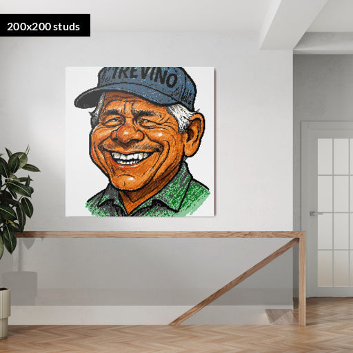 200*200studs, 160*160cm, 63*63inch