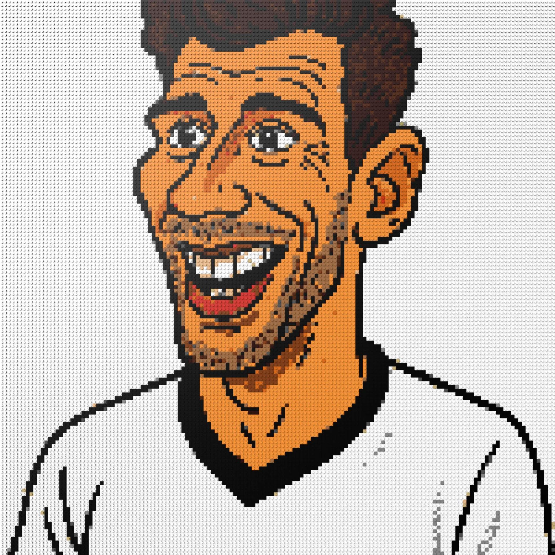 150*150studs, 120*120cm, 47,25*47,25inch