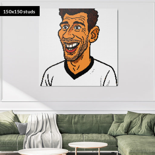 150*150studs, 120*120cm, 47,25*47,25inch