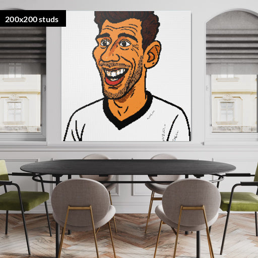 200*200studs, 160*160cm, 63*63inch