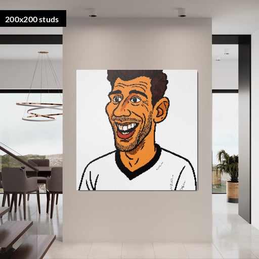 200*200studs, 160*160cm, 63*63inch