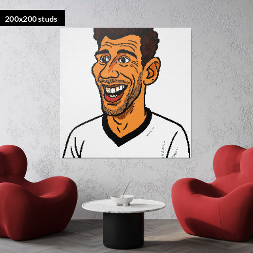 200*200studs, 160*160cm, 63*63inch