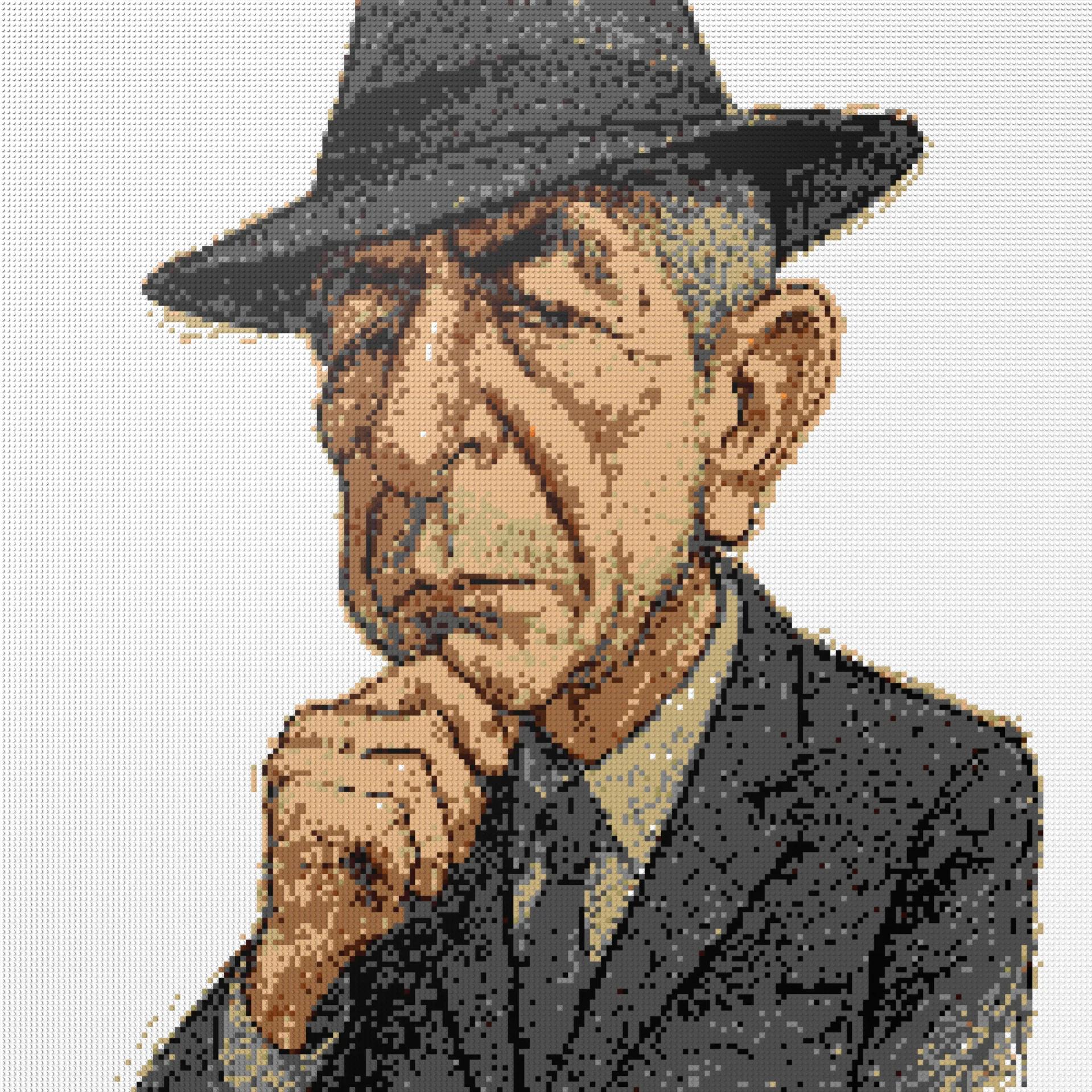 200*200studs, 160*160cm, 63*63inch