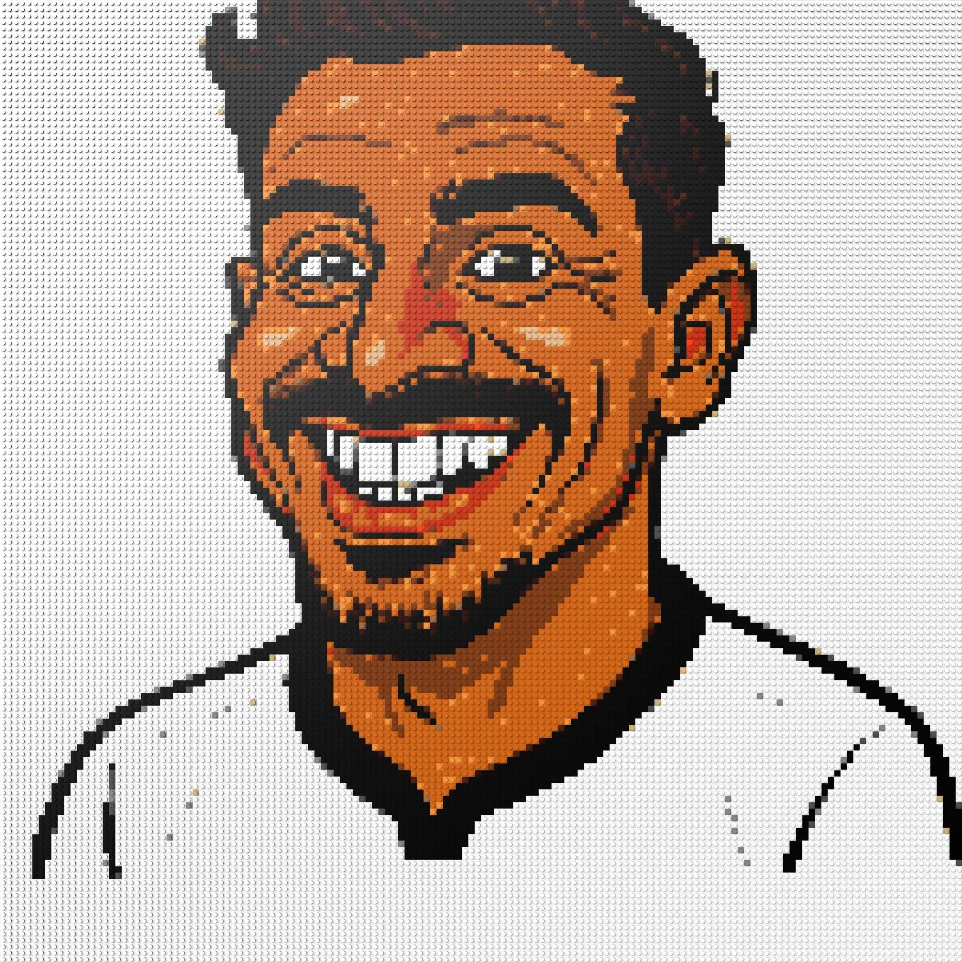 150*150studs, 120*120cm, 47,25*47,25inch