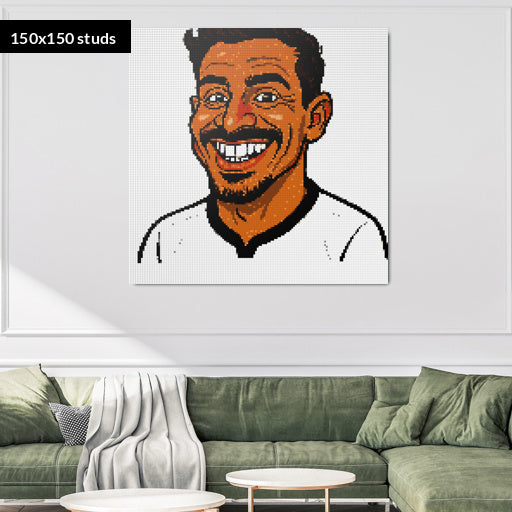 150*150studs, 120*120cm, 47,25*47,25inch