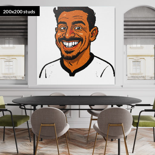 200*200studs, 160*160cm, 63*63inch