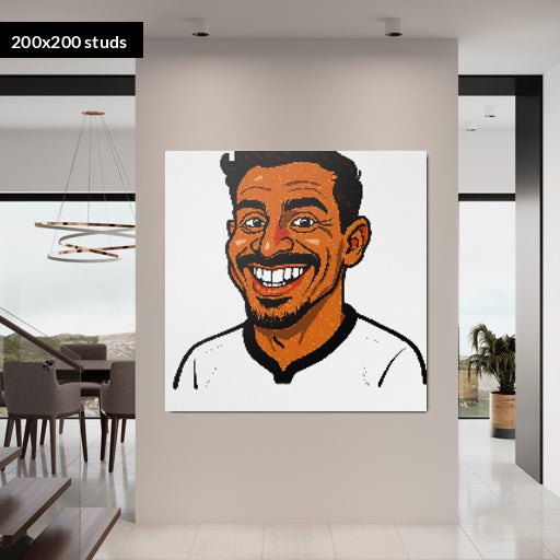 200*200studs, 160*160cm, 63*63inch