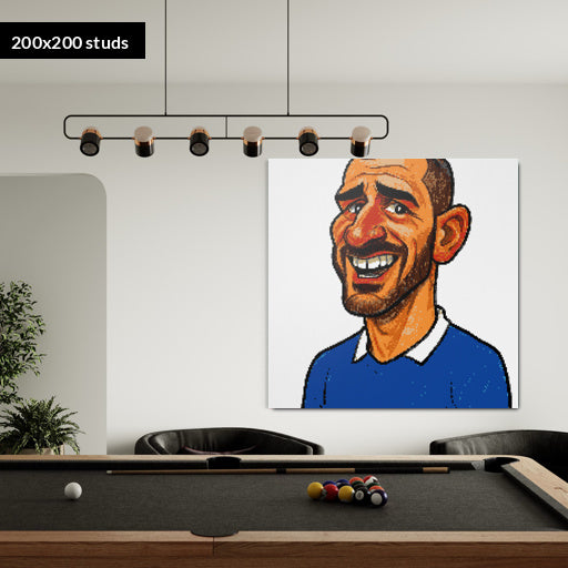 200*200studs, 160*160cm, 63*63inch